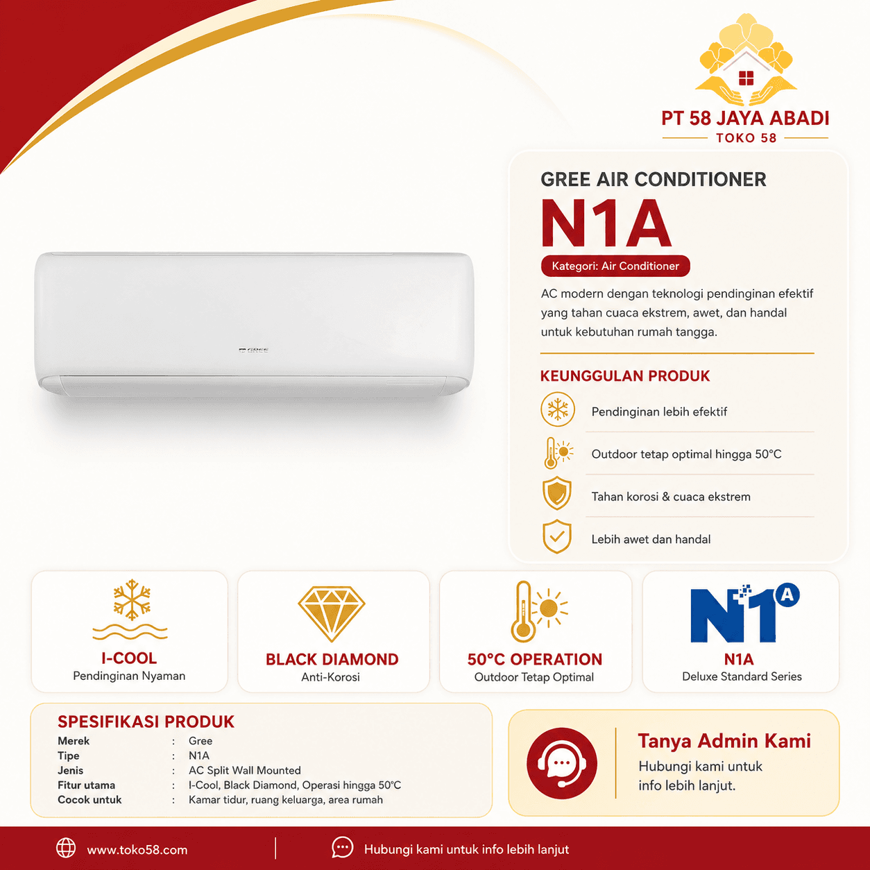 Foto GREE Air Conditioner N1A