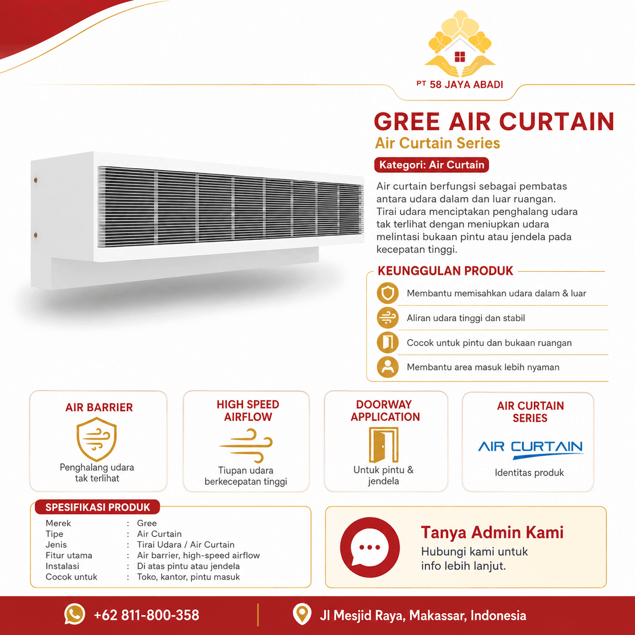 Foto GREE Air Curtain Series